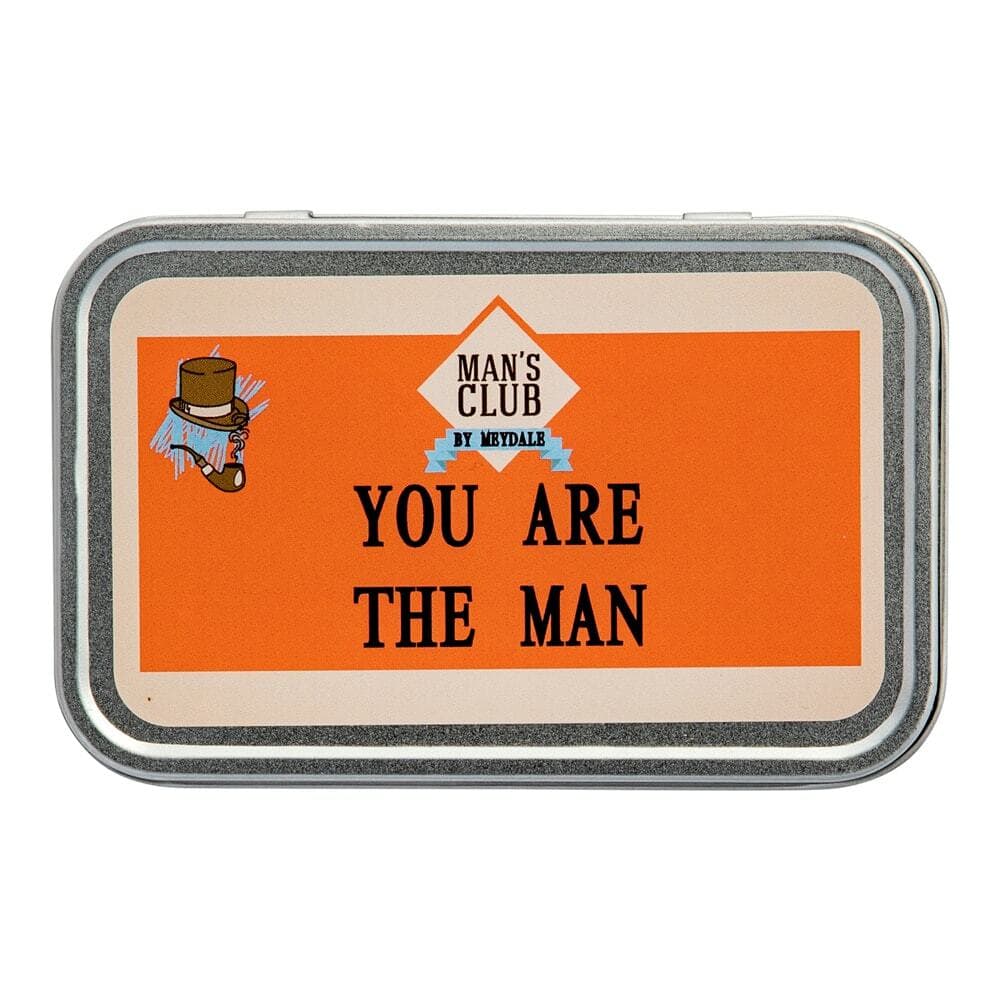 Zeep voor de man, in cadeaublik