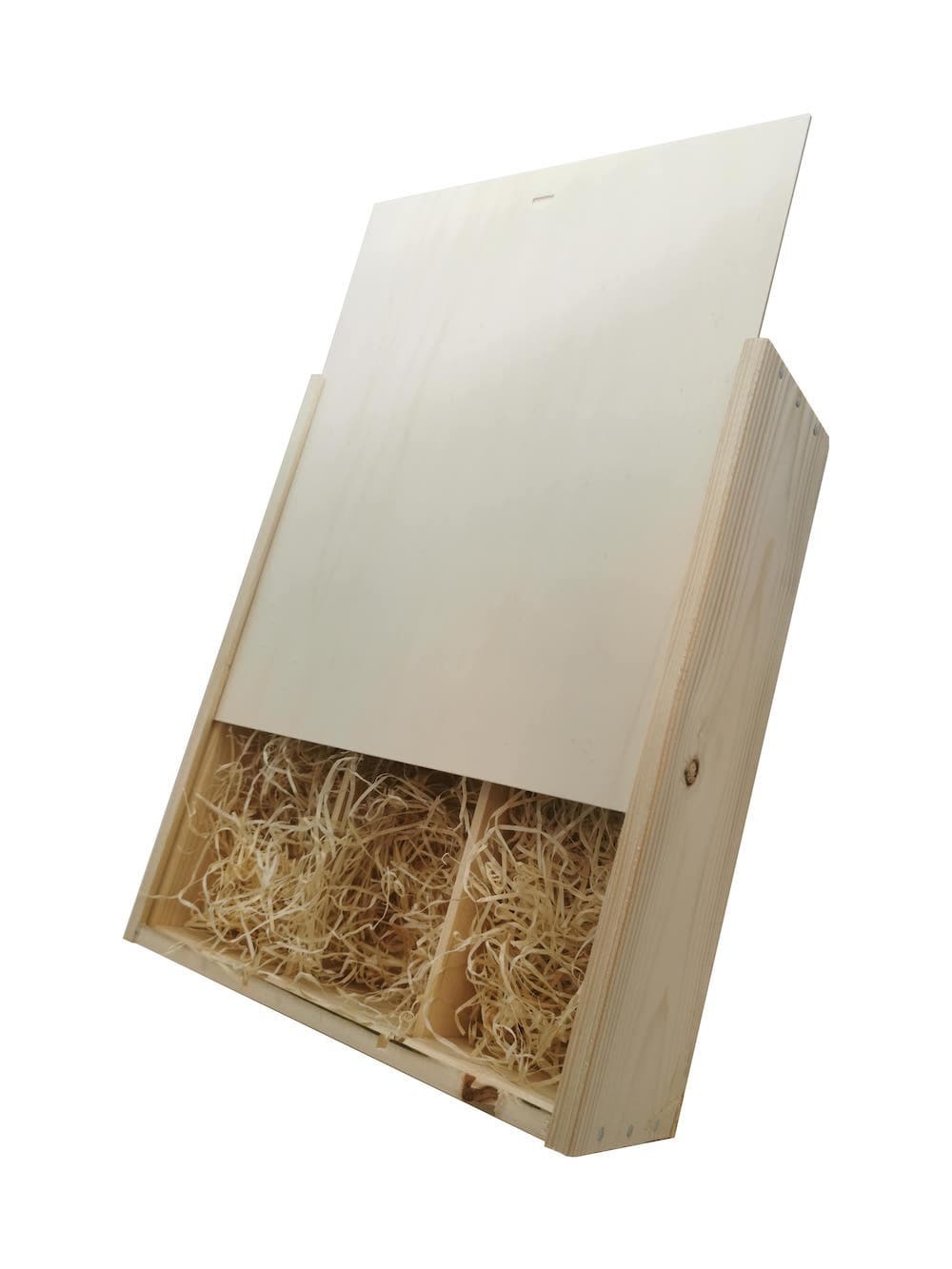 Wijnkistje voor drie flessen