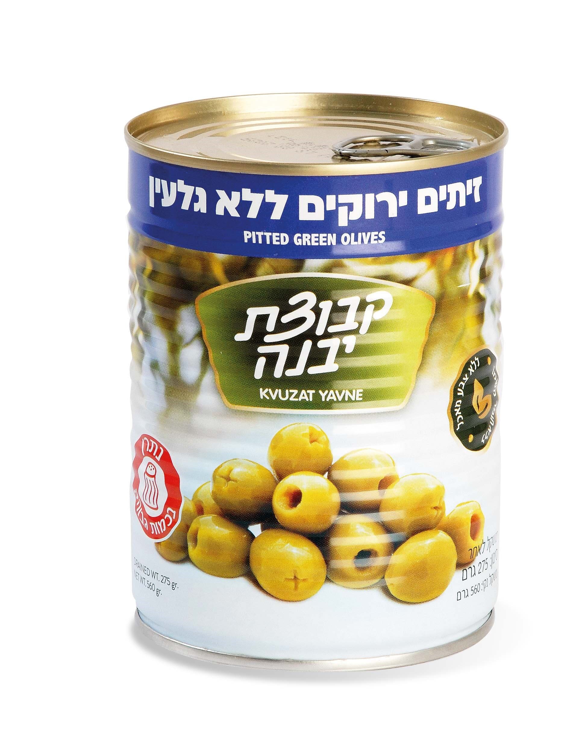 Groene olijven zonder pit 