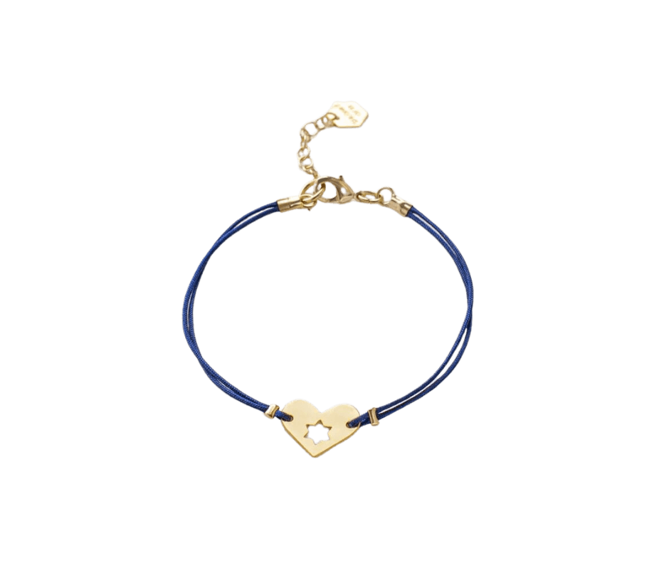 Shlomit Ofir armband hart met Davidster