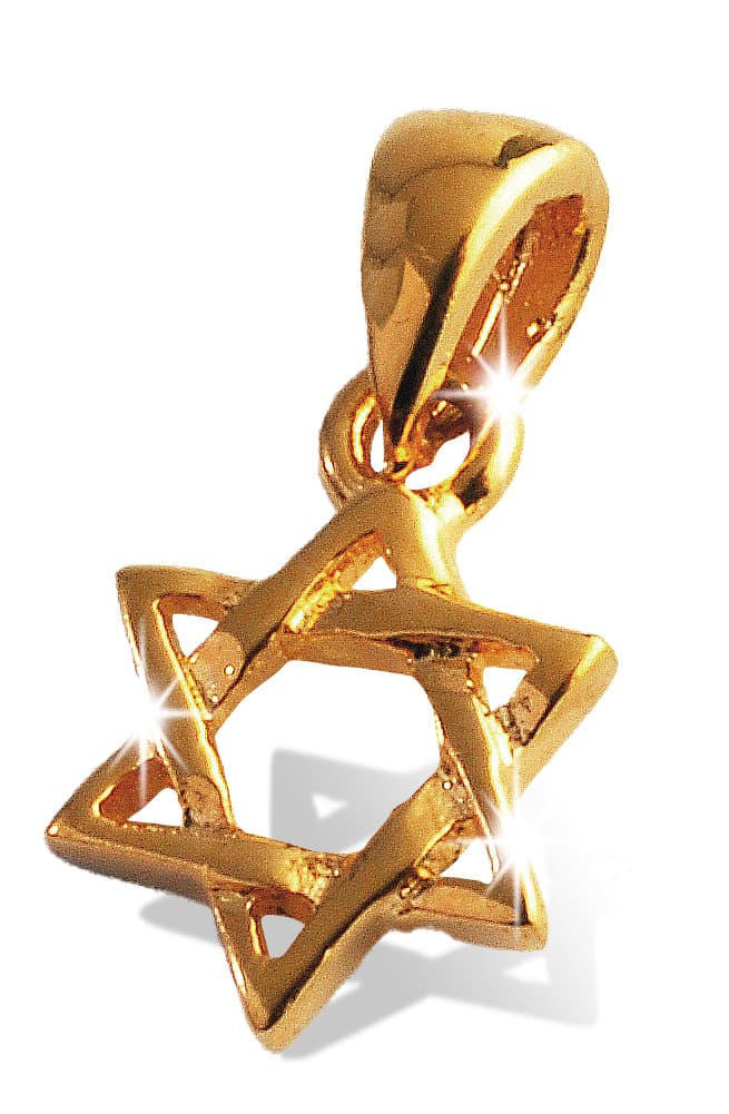 Hanger Davidster verguld